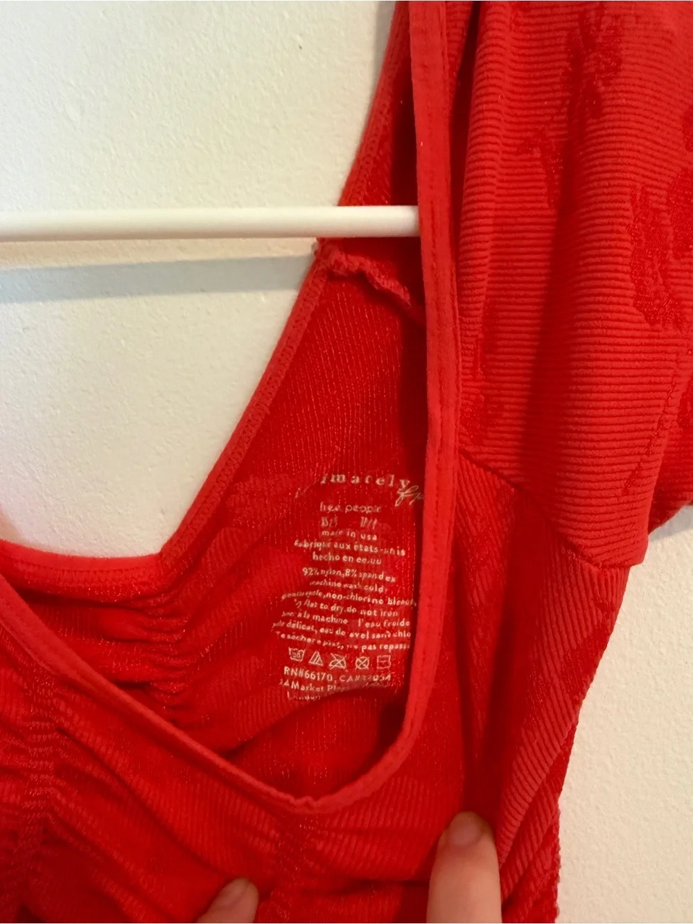 Free People Red Top